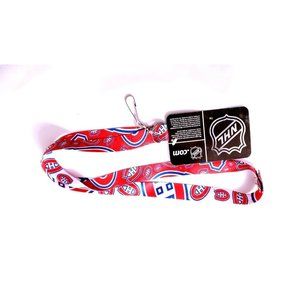 MONTREAL CANADIENS NHL LANYARD DOUBLE SIDED NEW